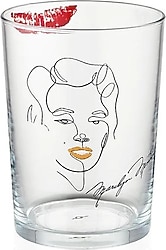 Decorium İconic Marilyn 2'li Cam Meşrubat Bardağı