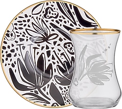 Decorium Monochrome V2 12 Parça 6 Kişilik Çay Seti