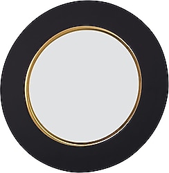 Decorium Vision Black 35 cm Cam Servis Tabağı