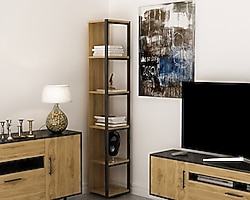 Decorotika Texas Kitaplık