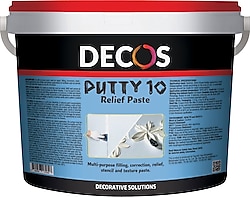 Decos Putty 10 Rölyef 4 kg Duvar Macunu