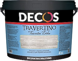 Decos Travertino 4 kg Doku Kaplama Boyası