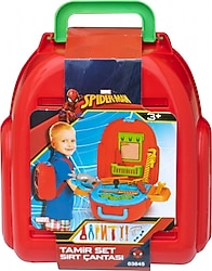 Dede 03845 Spiderman Tamir Seti Sırt Çantası