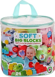 Dede Çantalı Yumuşak Big Bloklar 24 Parça 04008