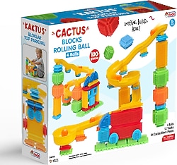 Dede Kaktüs Bloklar Top Parkuru 100 Parça 04119