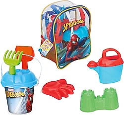 Dede Spiderman Resimli Sırt Çantalı Plaj Set 03864