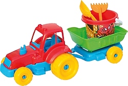 Dede 03514 Spiderman Traktör Plaj Set
