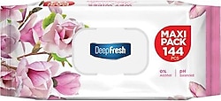 Deep Fresh Maxi Pack Manolya 144 Yaprak Islak Mendil