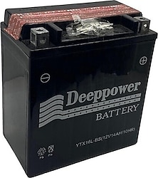 Deeppower YTX16L-BS MF 12 V 14 Ah Motosiklet Aküsü