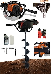 Deko DKT7980 15 cm 7.9 Hp Benzinli Toprak Burgu Makinesi
