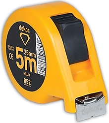 Dekor 852 Helix 5 m x 25 mm Şerit Metre