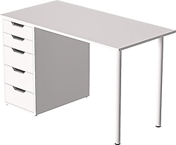 Dekorex CLM111 5 Çekmeceli Çalışma Masası
