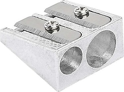 Deli 39762 Metal Çift Delikli Kalemtıraş