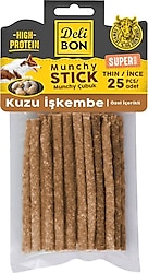 Delibon Super Munchy Kuzu İşkembeli 25'li İnce Çubuk
