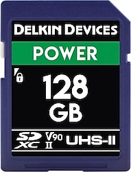Delkin Devices Power 128 GB SDXC UHS-II V90 SD Kart