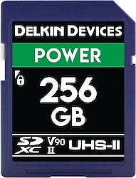 Delkin Devices Power 256 GB SDXC UHS-II V90 SD Kart