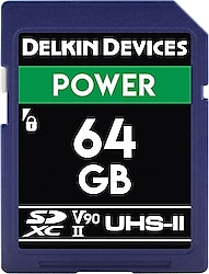Delkin Devices Power 64 GB SDXC UHS-II V90 SD Kart