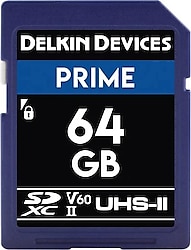 Delkin Devices Prime UHS-II V60 64 GB Hafıza Kartı