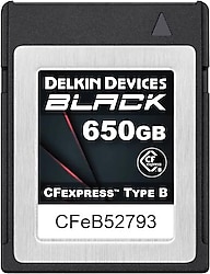 Delkin Devices Black CFexpress Type-B 650 GB Hafıza Kartı