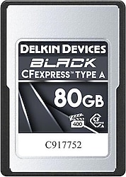 Delkin Devices Black 80 GB CFexpress Type-A Hafıza Kartı