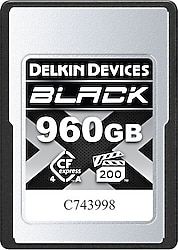 Delkin Devices Black CFexpress 4.0 Type-A 8K 960 GB Hafıza Kartı