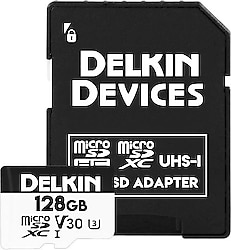 Delkin Devices HyperSpeed UHS-I U3 V30 128 GB Micro SD Kart