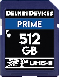Delkin Devices Prime UHS-II V60 512 GB Hafıza Kartı