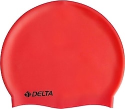 Delta DS 255 Kırmızı Silikon Yüzücü Bonesi