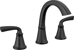 Delta Geist 35864LF-BL Mat Siyah Banyo Bataryası