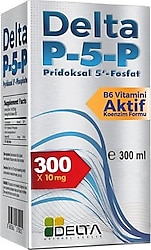 Delta P-5-P Pridoksal 5 Fosfat Vitamin B6 Şurup 300 ml
