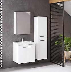 Denko Terra Boy Dolaplı 60 cm Banyo Dolabı