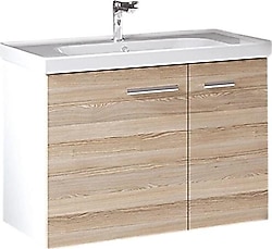 Denko Terra 80 cm Lavabolu Banyo Alt Dolabı