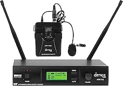 Denox ATR-710 Yaka UHF Band Kablosuz Mikrofon Seti