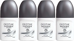 Deotak Invisible 4 Adet 35 ml Erkek Roll-On