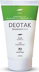 Deotak Plus Çay Ağacı Yağı 35 ml Krem Deodorant