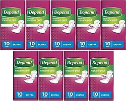 Depend Ekstra 10'lu 9 Paket Mesane Pedi