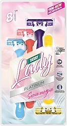 Derby Lady Platinum Çift Bıçaklı Tıraş Bıçağı 8'li