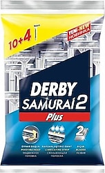 Derby Samurai 2 Plus Kullan At 14'lü Tıraş Bıçağı