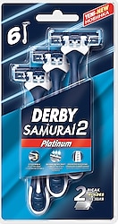 Derby Samurai 2 Platinum Kullan At 6'lı Tıraş Bıçağı