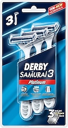 Derby Samurai 3 Platinum Kullan At 3'lü Tıraş Bıçağı