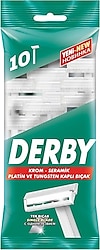 Derby Tek Bıçaklı Kullan At 10'lu Tıraş Bıçağı