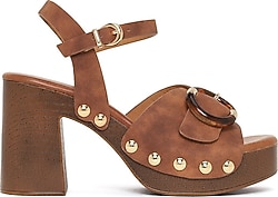 Derimod 26SFE465910 Platform Topuk Kadın Sandalet