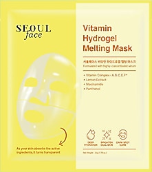 Dermal Seoulface Vitamin Hydrojel Şeffaflaşan Eriyen Yüz Maskesi