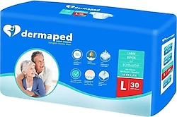 Dermaped Belbantlı Büyük Boy L 30'lu Hasta Bezi
