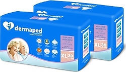 Dermaped Belbantlı Ekstra Büyük Boy XL 30'lu 2 Adet Hasta Bezi