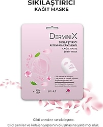Derminix Rezene & D-Panthenol Sıkılaştırıcı Kağıt Yüz Maskesi