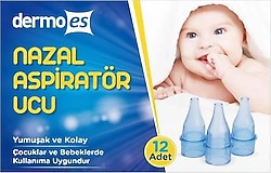 Dermoes Burun Aspiratörü 12'li Yedek Uç