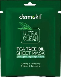 Dermokil Ultra Clean Çay Ağacı Yağı Kağıt Maske 20 ml
