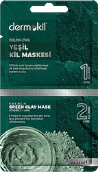 Dermokil Peeling Etkili 2 x 7.5 ml Yeşil Kil Maskesi