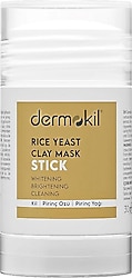 Dermokil Pirinç Mayası Beyazlatıcı Kil Stick 30 gr Yüz Maskesi
